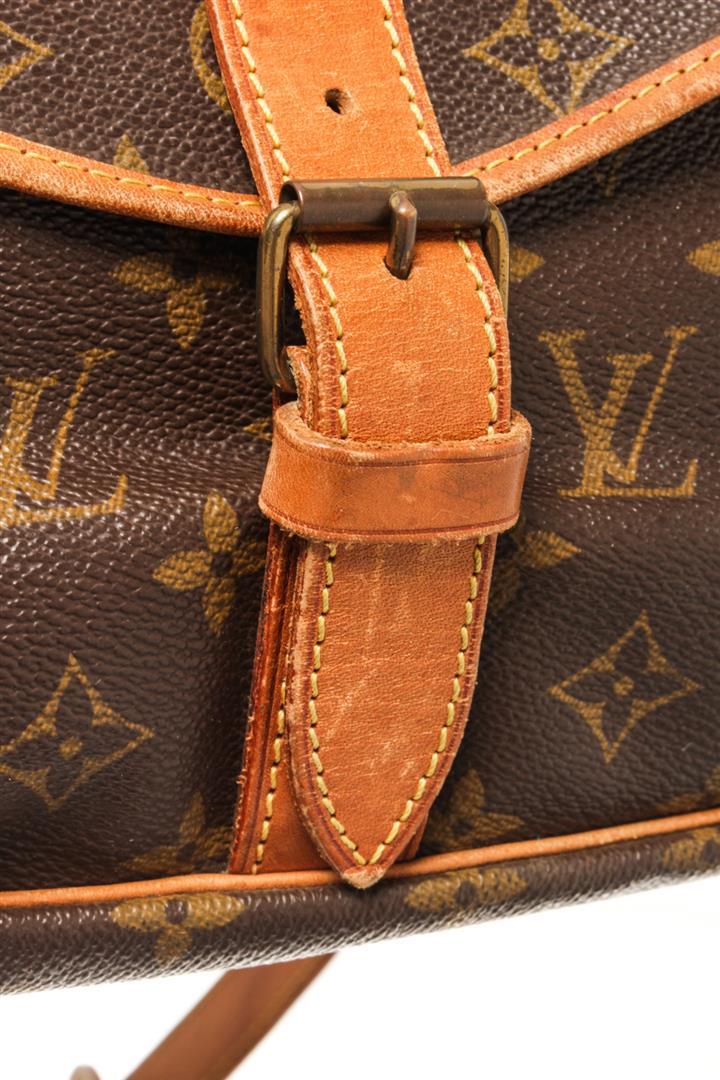 Louis Vuitton Brown Monogram Canvas Saumur 30 Shoulder Bag