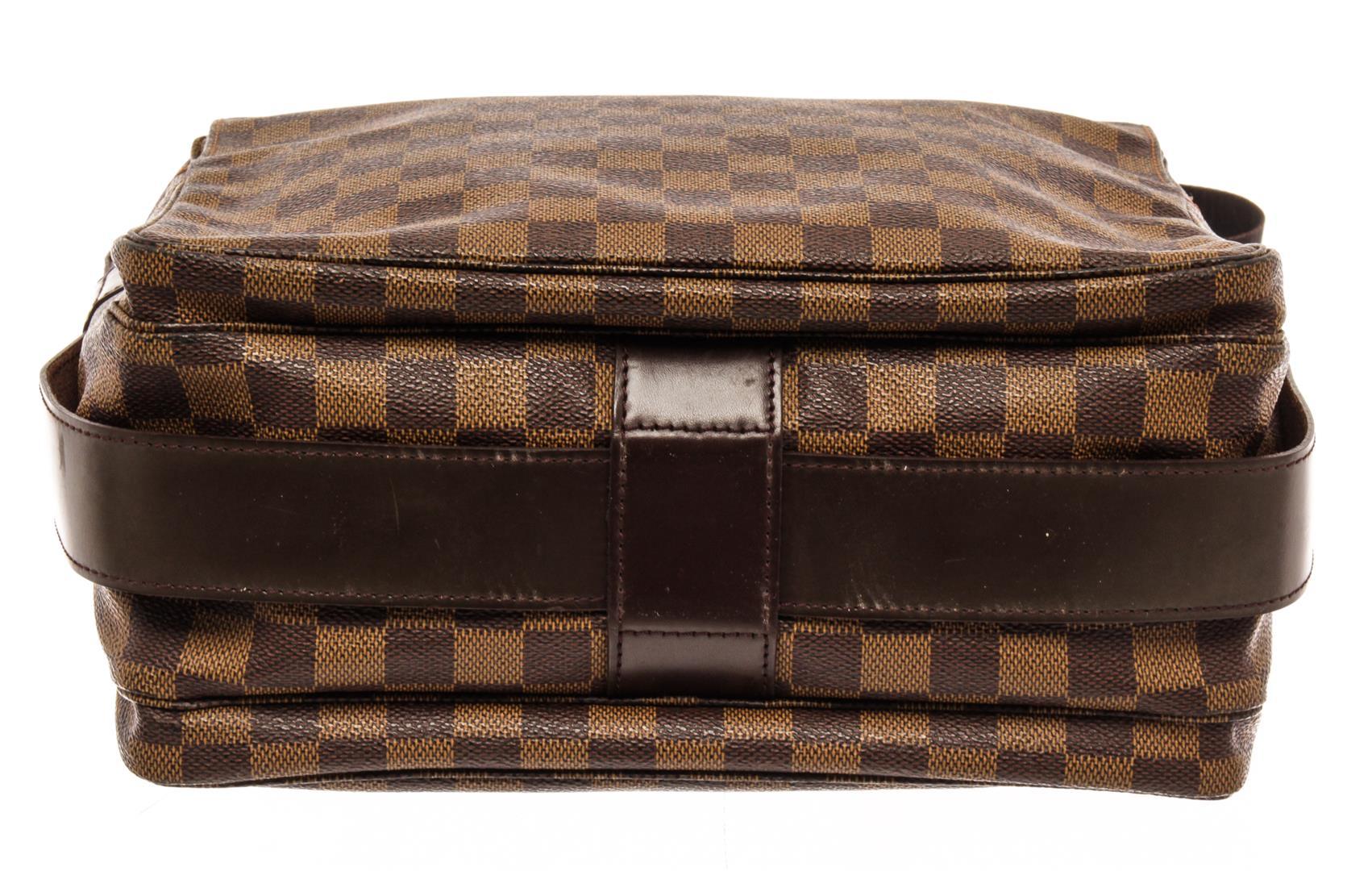 Louis Vuitton Brown Damier Ebene Canvas Naviglio Crossbody Bag