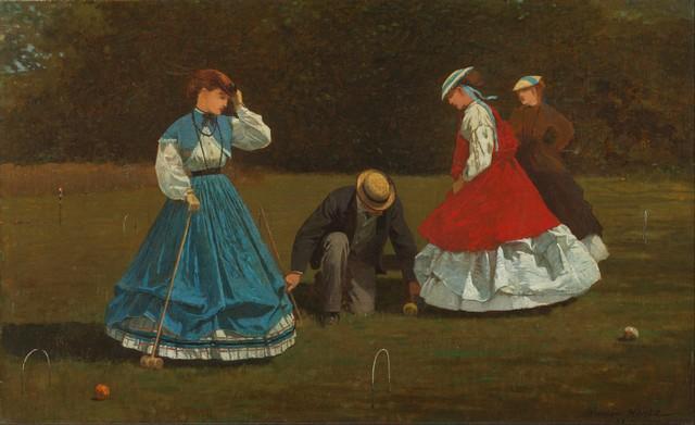 Homer - Croquet Scene