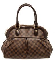 Louis Vuitton Brown Damier Ebene Trevi PM Shoulder Bag