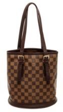 Louis Vuitton Damier Ebene Marais Handbag