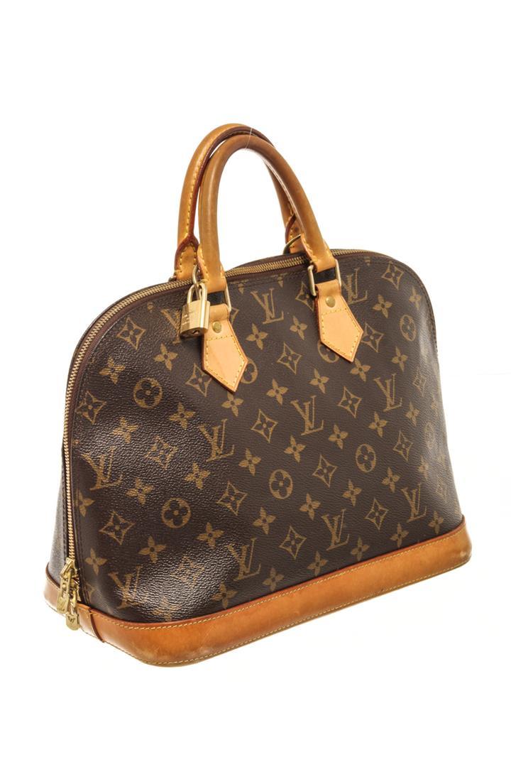 Louis Vuitton Brown Monogram Canvas Alma PM Bag