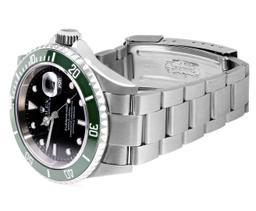 Rolex Mens Stainless Steel Black Dial 40MM Submariner With Rolex Box