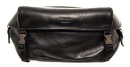 Prada Black Padded Chain Flap Bag