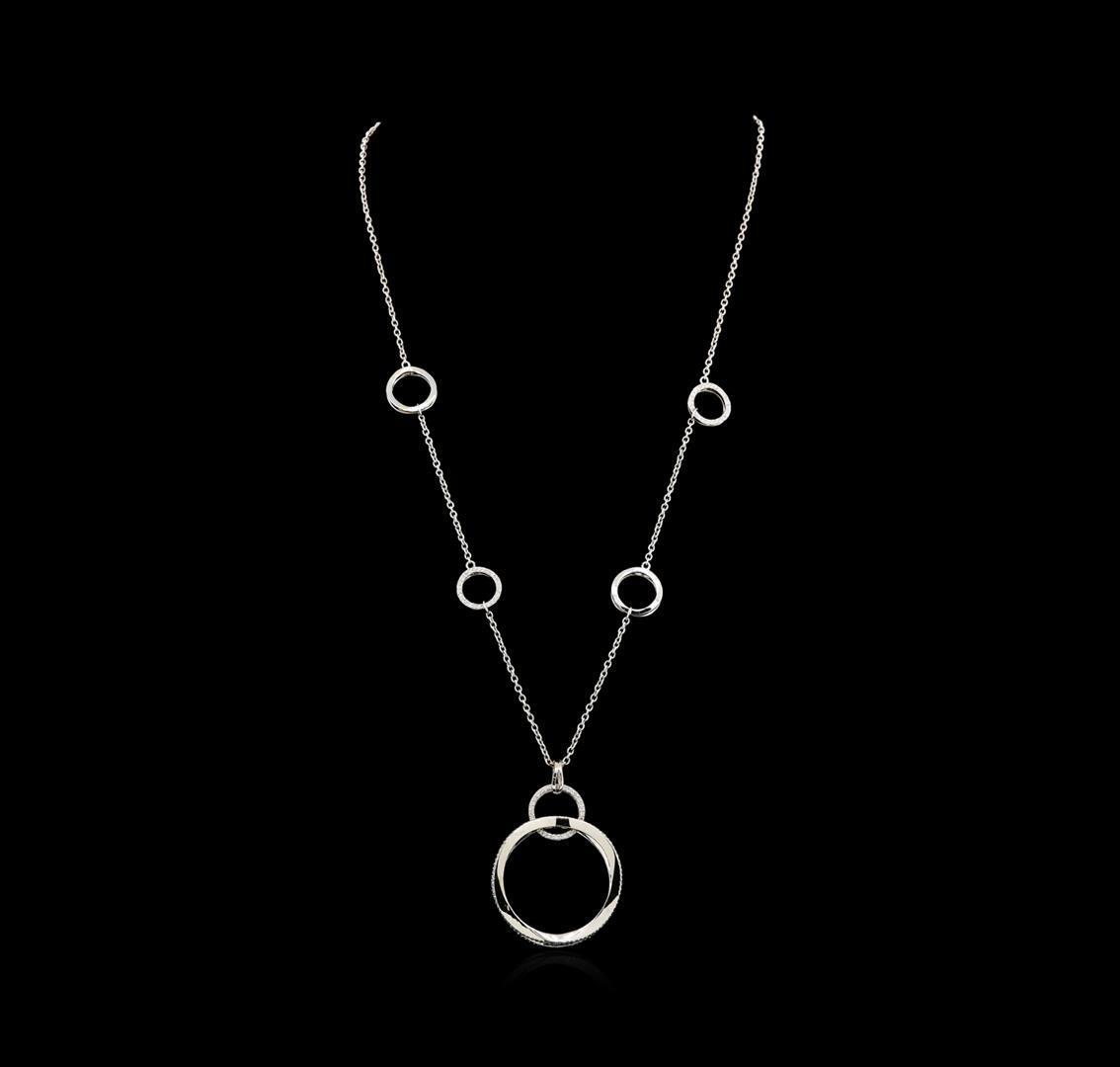 1.01 ctw Diamond Necklace - 14KT White Gold