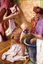 Edgar Degas - Woman Washing Hair