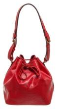 Louis Vuitton Red Epi Leather Noe PM Bag