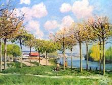 Alfred Sisley - The Seine at Bougival