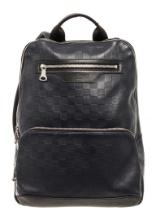 Louis Vuitton Black Damier Infini Leather Avenue Backpack