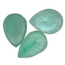 5.81 ctw Pear Mixed Emerald Parcel