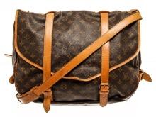 Louis Vuitton Monogram Saumur 43 Shoulder Bag