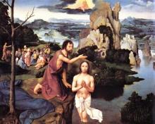 Joachim Patinir(Patinir) - Baptism of Christ