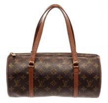 Louis Vuitton Brown Monogram Papillion 30 Shoulder Bag