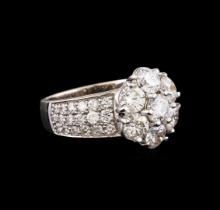 14KT White Gold 2.42 ctw Diamond Ring