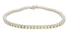 12.56 ctw Diamond Tennis Bracelet - 14KT White Gold