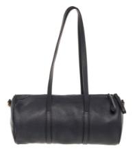 Mansur Gavriel Navy Blue Lambskin Leather Mini Duffle Shoulder Bag