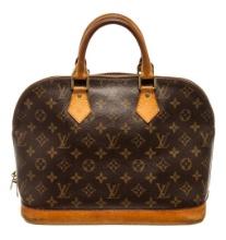 Louis Vuitton Brown Monogram Alma PM Handbag