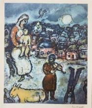 Fiddler on the Roof by Chagall, Marc