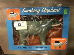 NIB Smoking Elephant - Cigarette Dispenser