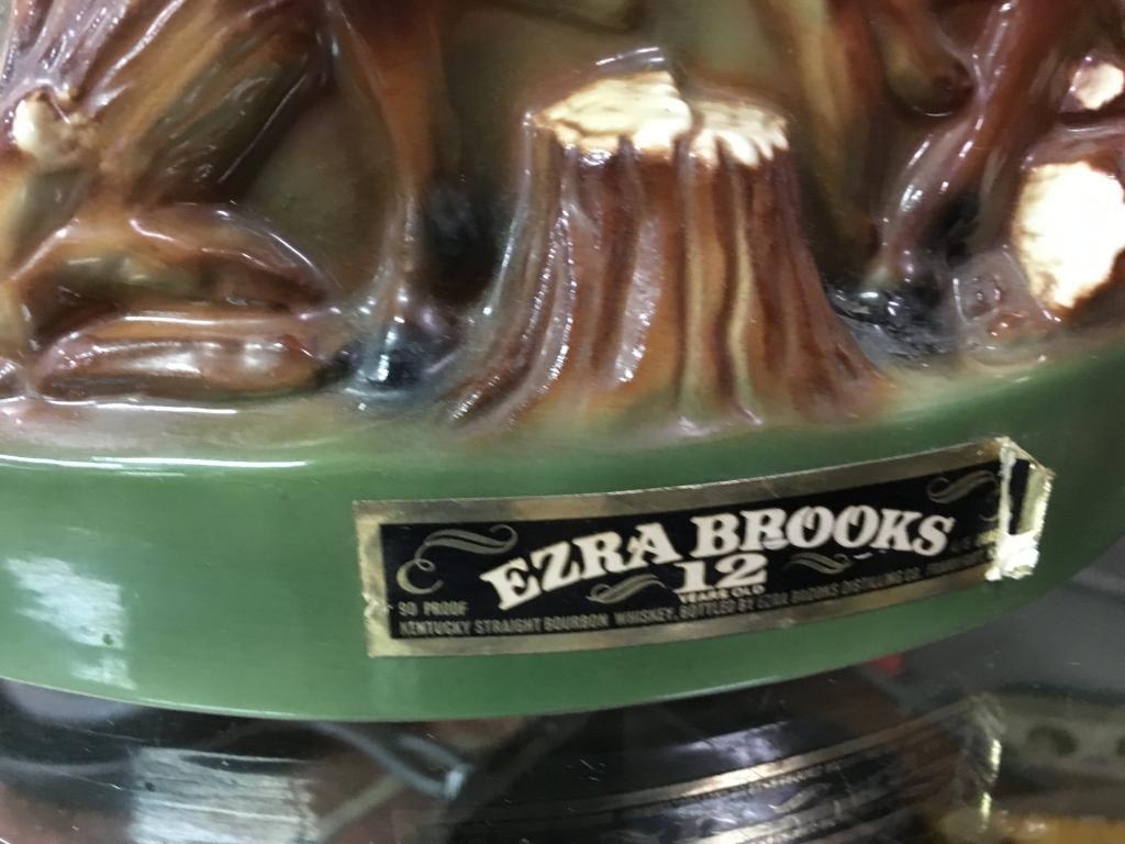 Ezra  Brooks Elk Decanter Seal Not Broken