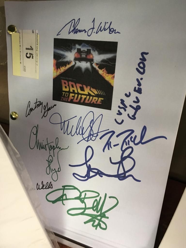 "Back to The Future"  Fourth Script 1984, COPY