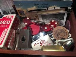 Vintage Gaming Items - Dice, Cards, & Ephemera