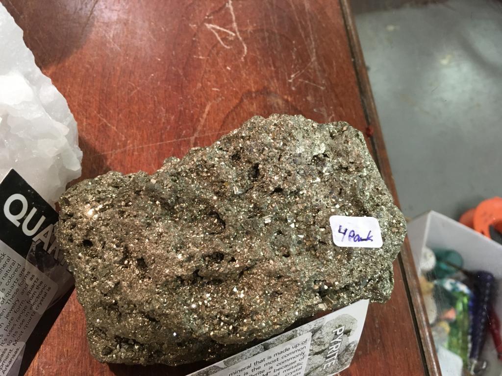 Glimmering Pyrite Rock-5" In Length & 4 Lbs