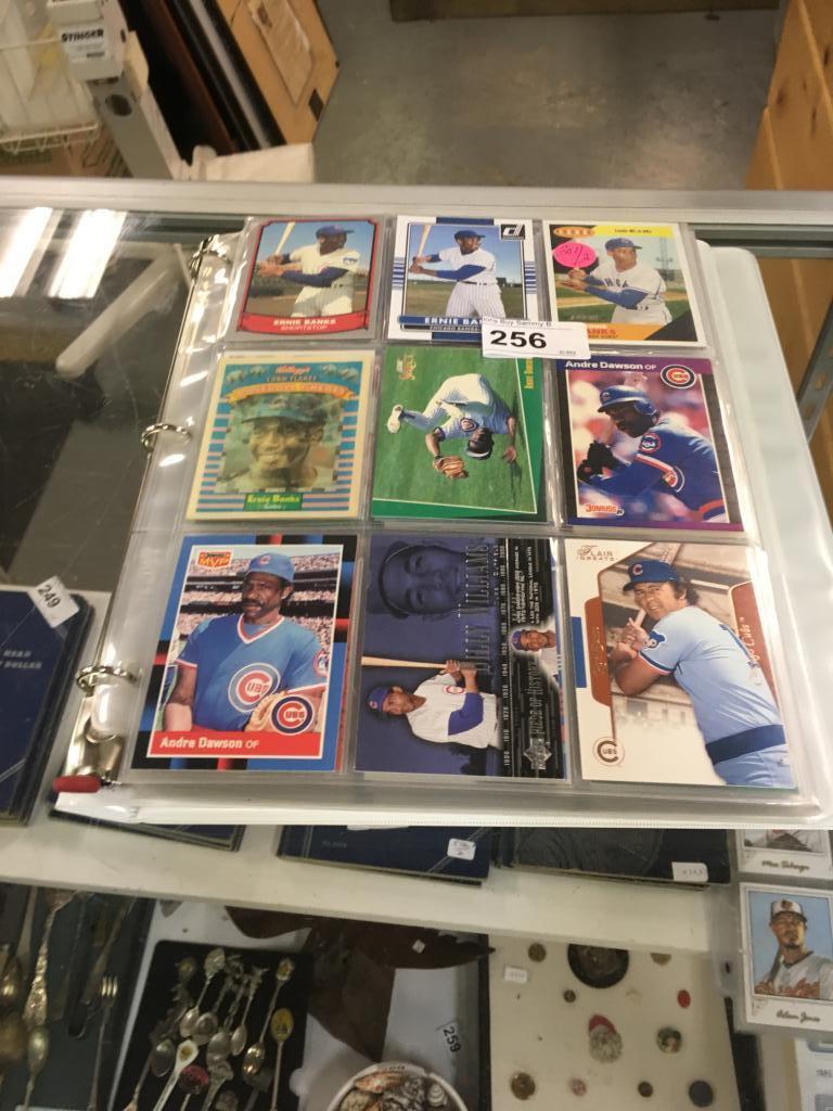 180 Chicago Cubs Baseball Cards - Excellent