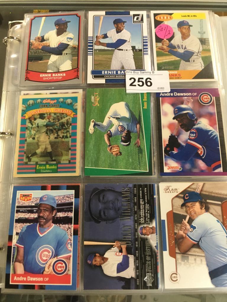 180 Chicago Cubs Baseball Cards - Excellent