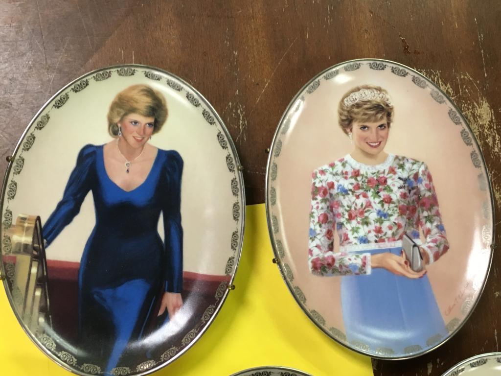 5 Princess Diana Collector Plates