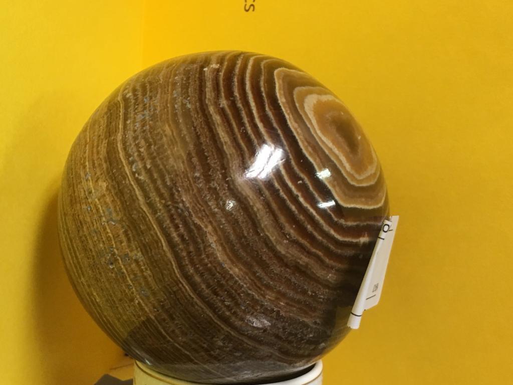 Tiger Stone Striped Natural Sphere