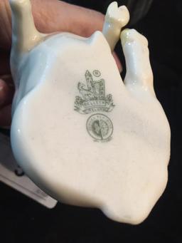 Belleek Green Label Pig 4 1/4" Long