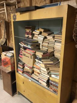 chest of books and clothes dresser