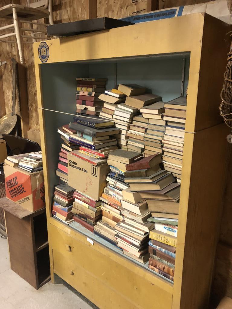 chest of books and clothes dresser