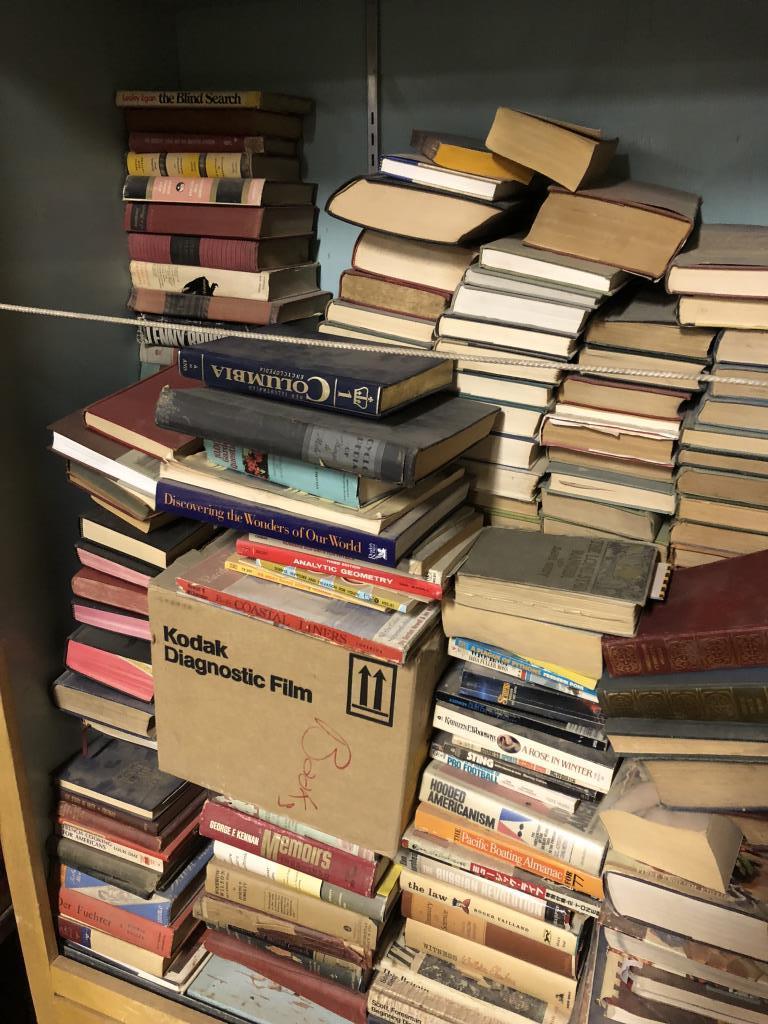 chest of books and clothes dresser