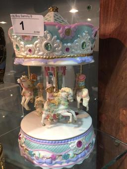 Teddy Bear Carousel    10 1/2" Tall #1