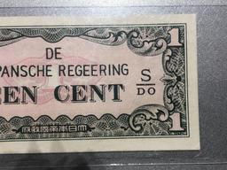 De Japansche Regeering EEN Cent 1 Small Note