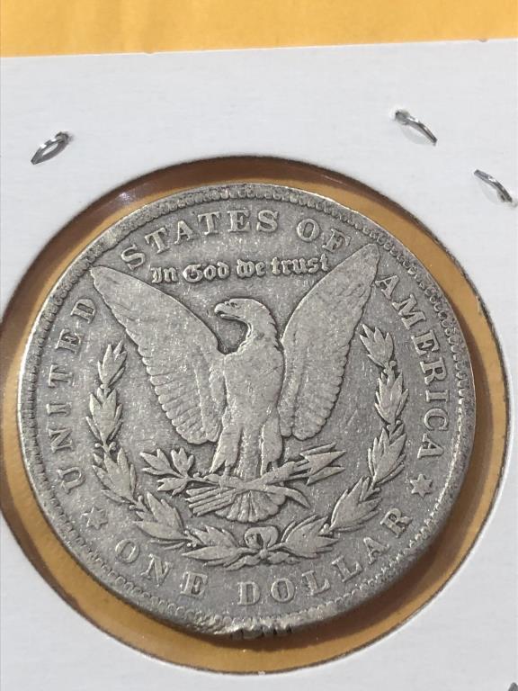 1884 P Silver Morgan $1 Dollar Coin