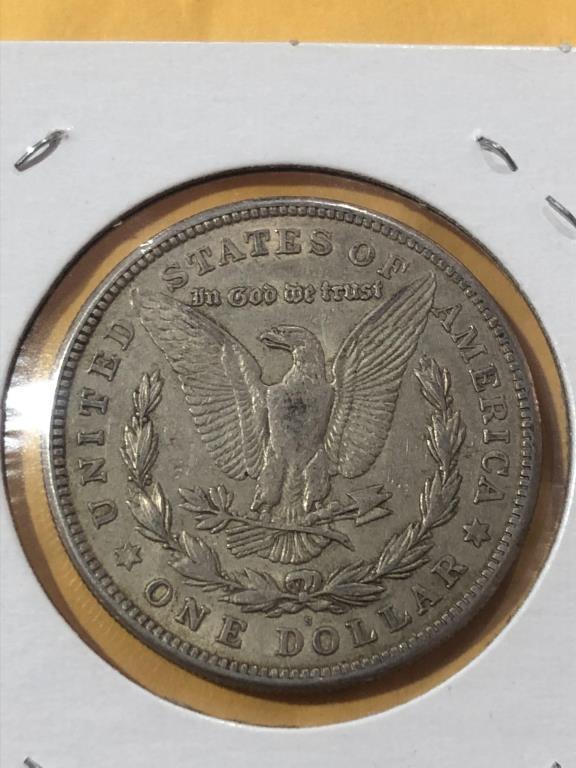1921 S Silver Morgan $1 Dollar Coin