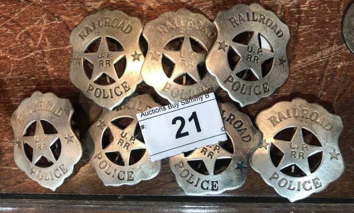 railroad police badges