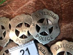 railroad police badges