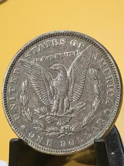 1891 P Silver Morgan $1 Dollar Coin