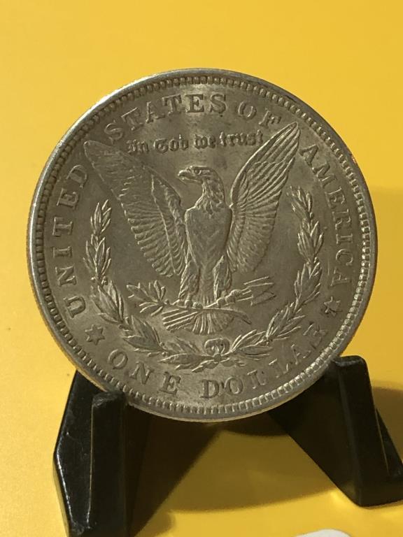 1921 P Silver Morgan $1 Dollar Coin