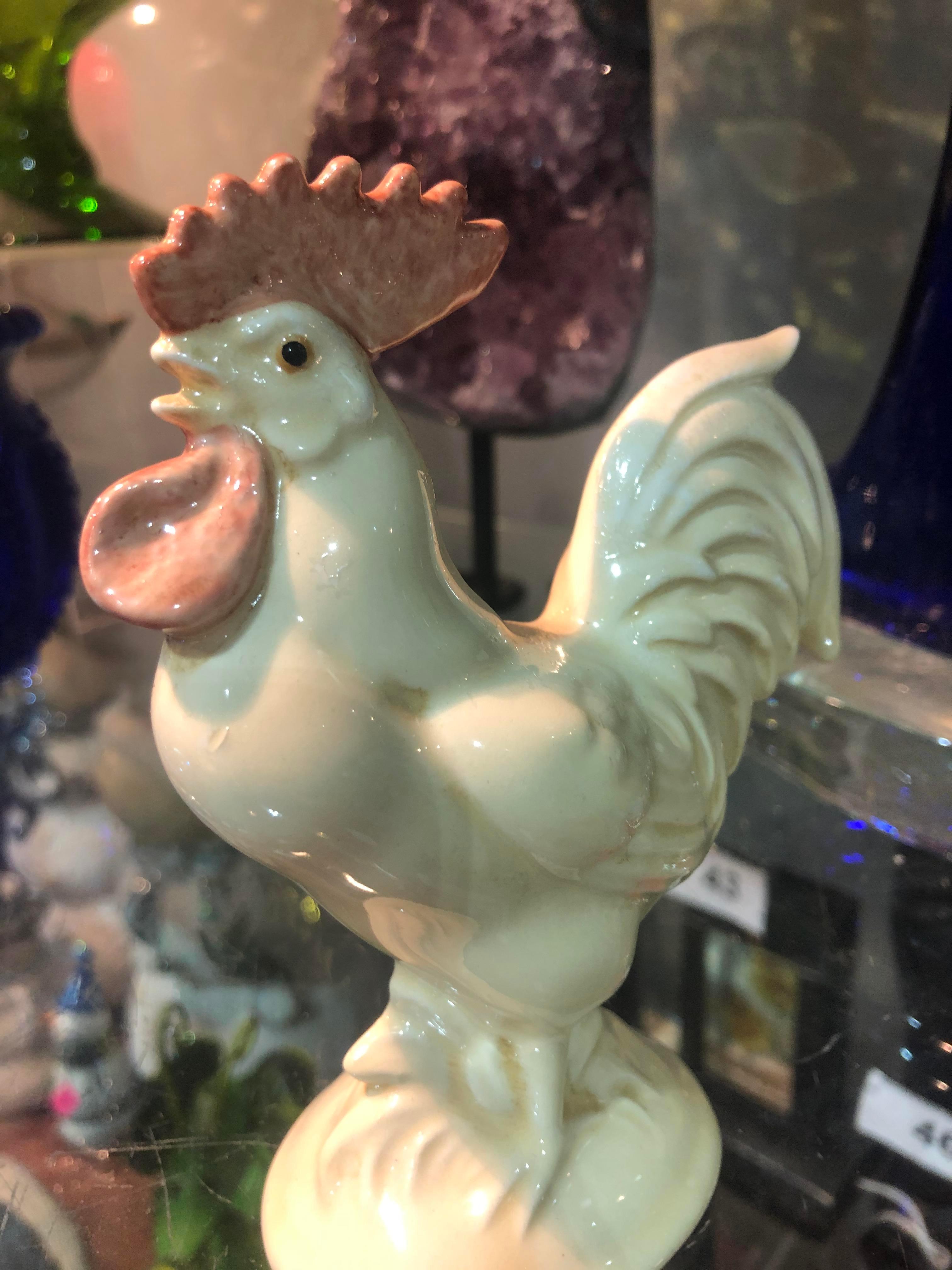 Small Ceramic Rooster