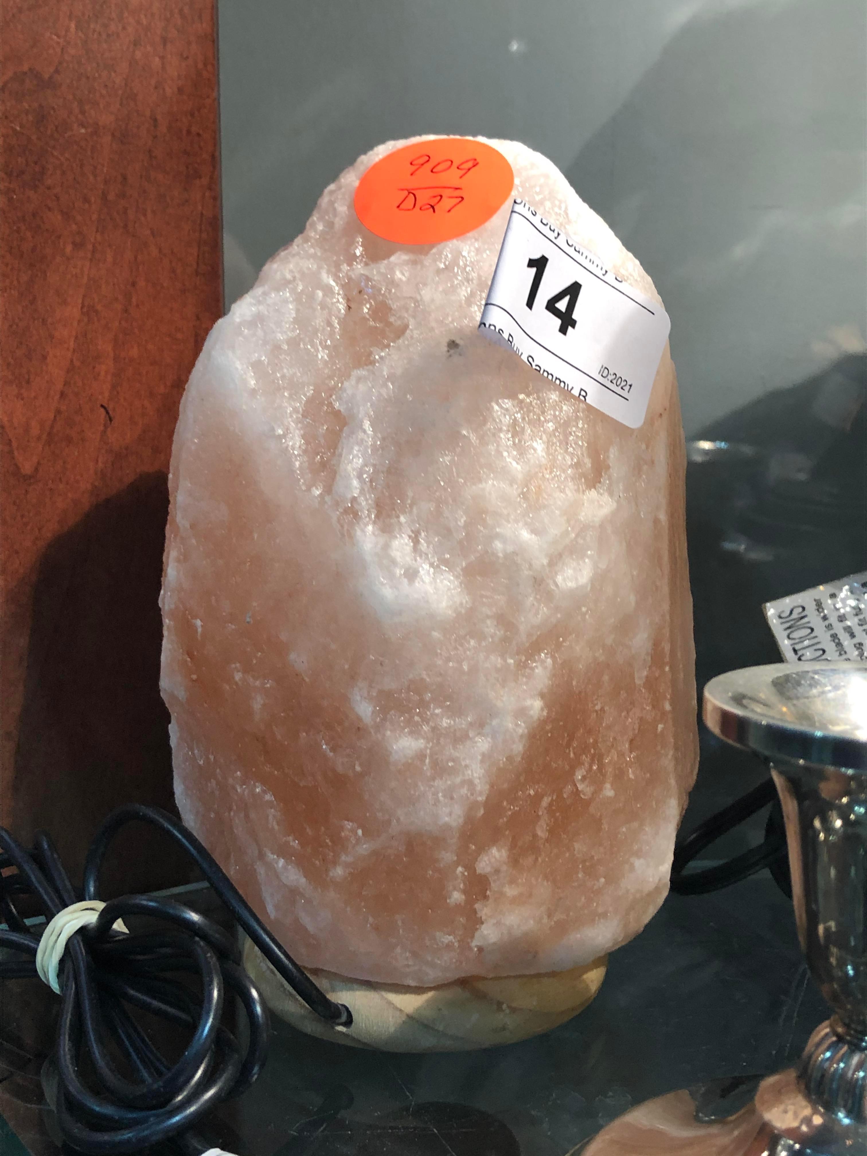 Himalayan Salt Lamp w/ Power Cord Plug into USB