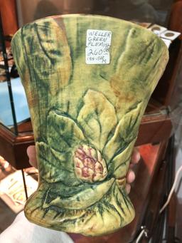 Weller Green Flemish 1915-1928 Vase
