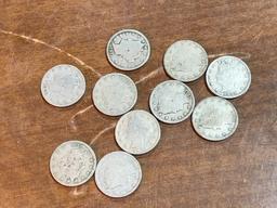 10 Good Liberty Nickels