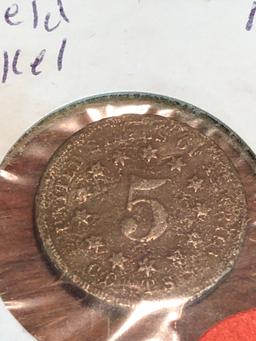 1867 Shield Nickel