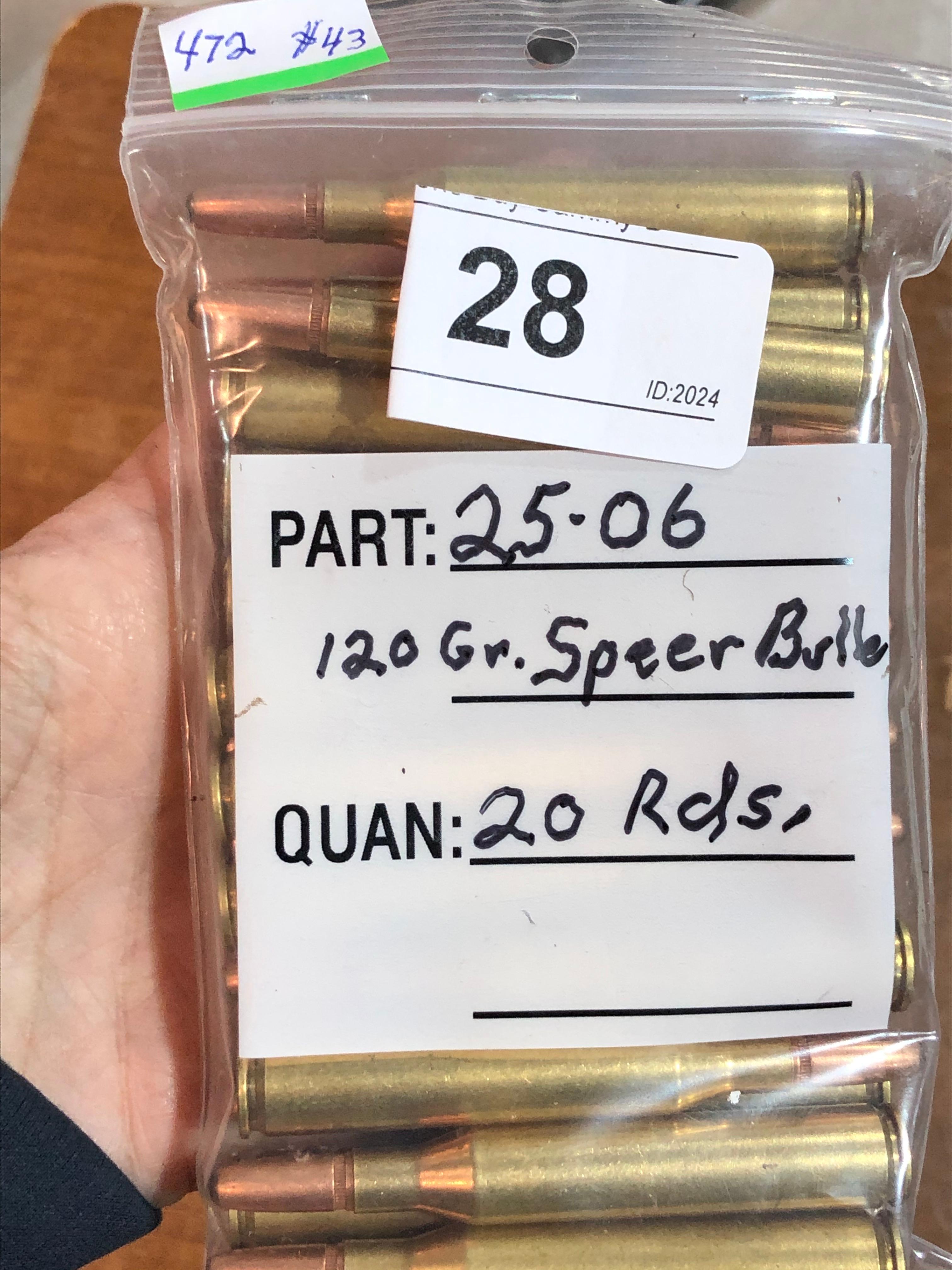 25-06     20 Rounds Ammo