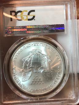 2000 Silver Eagle PCCGS MS69